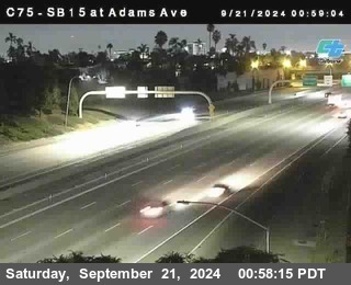 SB 15 at Adams Ave (On Ramp)