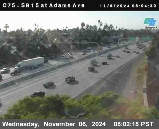 SB 15 at Adams Ave (On Ramp)