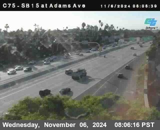 SB 15 at Adams Ave (On Ramp)