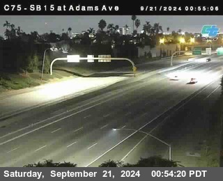 SB 15 at Adams Ave (On Ramp)