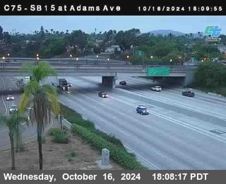 SB 15 at Adams Ave (On Ramp)