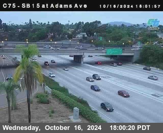 SB 15 at Adams Ave (On Ramp)