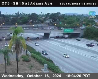 SB 15 at Adams Ave (On Ramp)