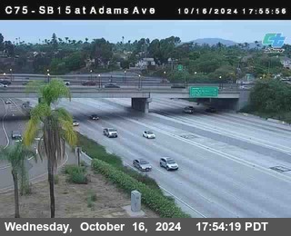 SB 15 at Adams Ave (On Ramp)