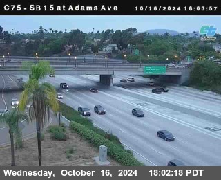 SB 15 at Adams Ave (On Ramp)