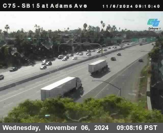 SB 15 at Adams Ave (On Ramp)