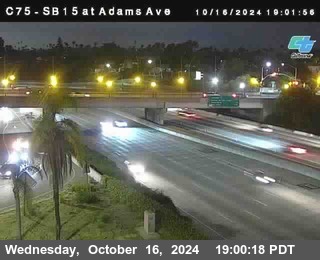 SB 15 at Adams Ave (On Ramp)