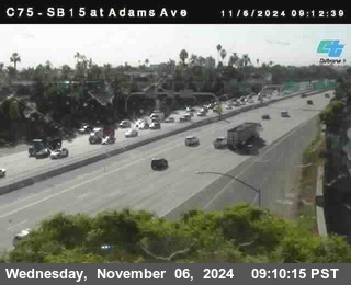 SB 15 at Adams Ave (On Ramp)