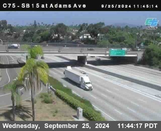 SB 15 at Adams Ave (On Ramp)