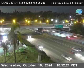 SB 15 at Adams Ave (On Ramp)