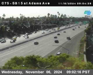 SB 15 at Adams Ave (On Ramp)