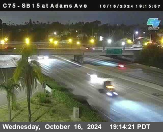 SB 15 at Adams Ave (On Ramp)