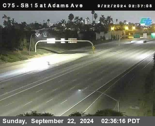 SB 15 at Adams Ave (On Ramp)