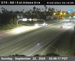 SB 15 at Adams Ave (On Ramp)