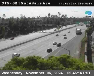 SB 15 at Adams Ave (On Ramp)