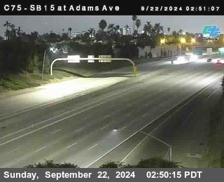 SB 15 at Adams Ave (On Ramp)