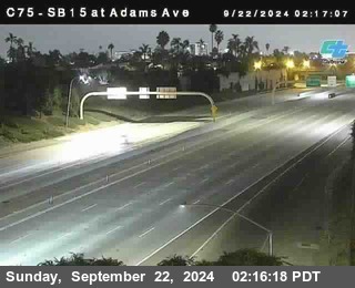 SB 15 at Adams Ave (On Ramp)