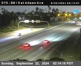 SB 15 at Adams Ave (On Ramp)