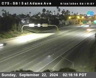 SB 15 at Adams Ave (On Ramp)