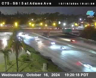 SB 15 at Adams Ave (On Ramp)