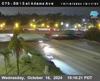 SB 15 at Adams Ave (On Ramp)