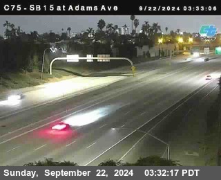 SB 15 at Adams Ave (On Ramp)