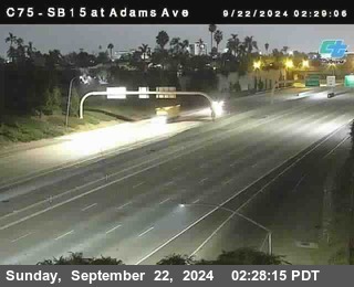 SB 15 at Adams Ave (On Ramp)