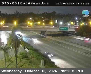 SB 15 at Adams Ave (On Ramp)