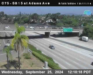 SB 15 at Adams Ave (On Ramp)