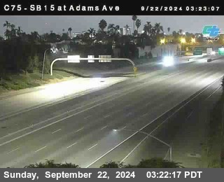 SB 15 at Adams Ave (On Ramp)