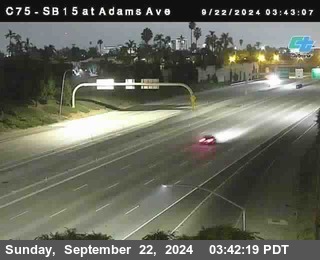 SB 15 at Adams Ave (On Ramp)