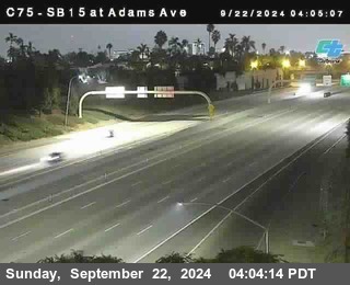 SB 15 at Adams Ave (On Ramp)