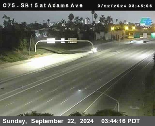 SB 15 at Adams Ave (On Ramp)