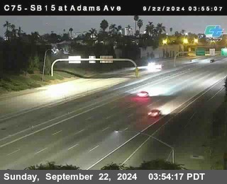 SB 15 at Adams Ave (On Ramp)