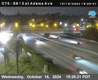 SB 15 at Adams Ave (On Ramp)