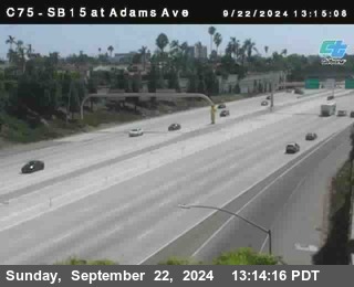 SB 15 at Adams Ave (On Ramp)