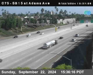 SB 15 at Adams Ave (On Ramp)