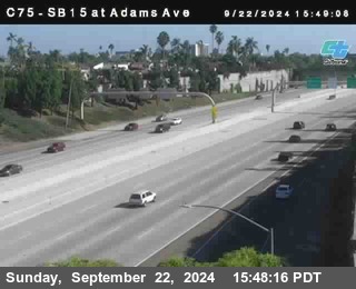 SB 15 at Adams Ave (On Ramp)