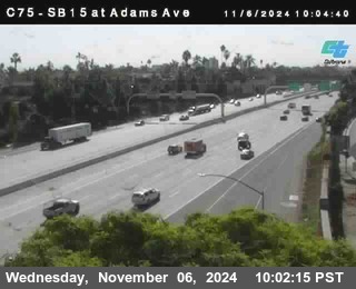 SB 15 at Adams Ave (On Ramp)