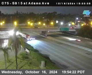 SB 15 at Adams Ave (On Ramp)