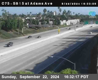 SB 15 at Adams Ave (On Ramp)