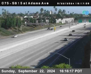 SB 15 at Adams Ave (On Ramp)