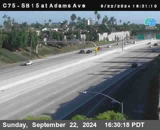 SB 15 at Adams Ave (On Ramp)