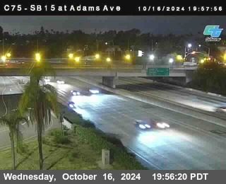 SB 15 at Adams Ave (On Ramp)