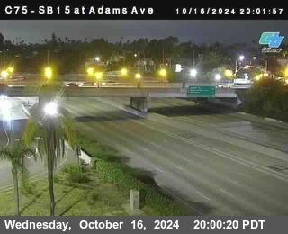 SB 15 at Adams Ave (On Ramp)