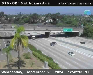 SB 15 at Adams Ave (On Ramp)