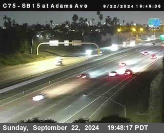 SB 15 at Adams Ave (On Ramp)