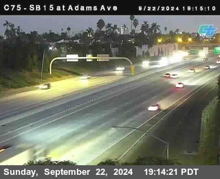 SB 15 at Adams Ave (On Ramp)