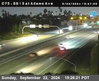 SB 15 at Adams Ave (On Ramp)