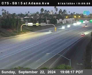 SB 15 at Adams Ave (On Ramp)